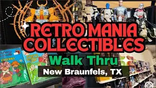 Retro Mania Collectibles Show 2026 | 70s, 80s & 90s Nostalgia Walk-Through | New Braunfels, TX