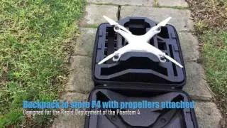 Bestem Aerial Phantompak for DJI Phantom 4 Taking Off directly from case