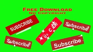 Green Screen Animated Subscribe Button-Fani Graphics #greenscreen #green #greenscreenvideo