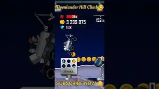 Moonlander Hill Climb 😂 #hillclimbracing #hillclimbracing3 #gaming #mattihcr2 #hcr2 #racinggame #yt