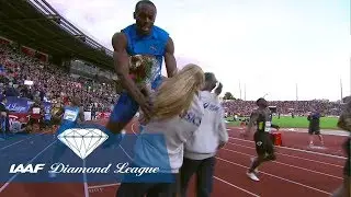 When Usain Bolt crashed into a flower girl in Oslo in 2012 - Flashback