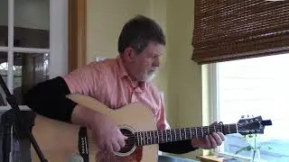 Auld Lang Syne - John Fahey Cover - Solo Baritone Acoustic Guitar
