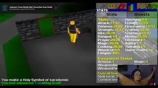 Episode 27 (Stream) | Let's Play Open RSC | F2P UIM | !rscp !f2puim