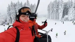 The Winterberg carousel. Going up to the ski slope. Best places to visit in Germany