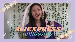 AliExpress Hair Accessories Unboxing + Try On Haul