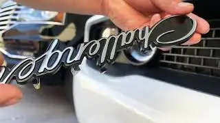How to Remove RT Badge / Challenger From Front Grill | 2019 WideBody Challenger 392