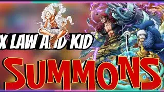 SUPER LUCKY EX LAW AND KID SUMMONS!! |IMU OPBR|OPENING|ONE PIECE BOUNTY RUSH