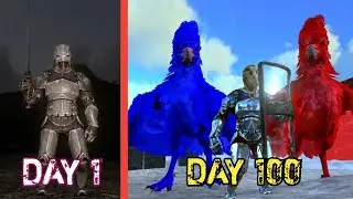 I SURVIVED 100 DAYS  RISK HARDCORE | ARK MOBILE - DAY 1 TO 6