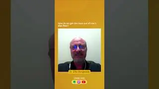 How do we get the most out of cow&rsquo;s diet fiber? With  Dr. Elias Bungestab‬‬