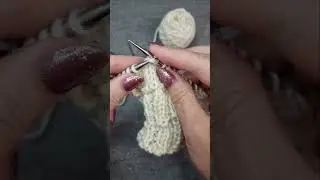 Conceal a turn with SSK on right side - EASY WAY - Japanese Short Rows - #knittingtechnique