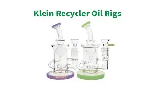 Showerhead Perc Unique Klein Recycler Torus Glass Oil Rigs / BongsWholesaler Product Review