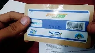 Paytm fastag Unboxing