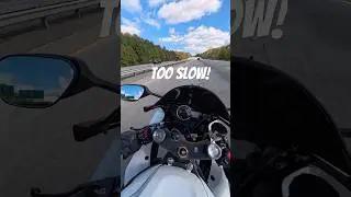 POV: The Slowest GSX-R Alive 🐢💨 #gsxr750 #gsxr #suzukigsxr #motorcyclelife #bikelife #slowride