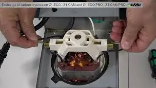 Zubler Application Video | Z1-ECO/Z1-CAM/Z1-ECO PRO/Z1-CAM PRO Exchange of carbon brushes (englisch)