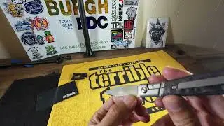 Updated carry NotoriousEDC Kingpin Front Flipper. Magnacut edge razor sharp Awesome small EDC knife