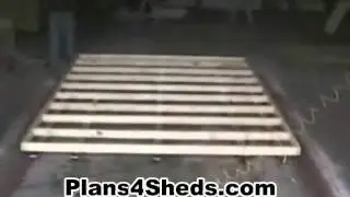 How To Build A Shed - Floor