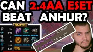 2.4 AA ESET CAN MATCH AN ANHUR? (Intense game) - Season 9 Masters Ranked 1v1 Duel - SMITE