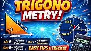 Trigonometry/ All basics with concept and Tricks 😄