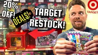TARGET RESTOCK | 20% OFF on ALL POK&Eacute;MON CARDS!