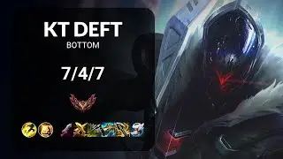 KT Deft Jhin vs Varus BOTTOM - KR GRANDMASTER Patch 14.24