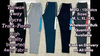 Taiwan 4way Lycra Sports Lowers and Track-Pants