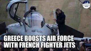 Greece receives six French fighter jets as part of &euro;11.5bn military deal amid tensions with Turkey
