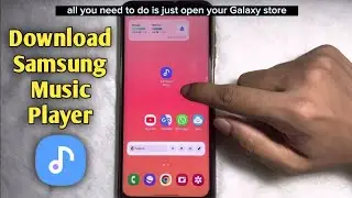 Как скачать музыкальный проигрыватель Samsung || Музыкальный проигрыватель Samsung A12 (музыкальн...
