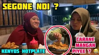 AJAK INTAN DAN IBUK MAKAN STEAK MALAH KENYOS HOTPLATE DAN NJALUK SEGO 🤣🤗