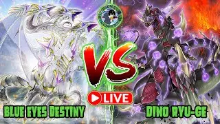 🐉Blue Eyes Destiny VS 🦖 Dino Ryu Ge / Full Match (Abril 2025)