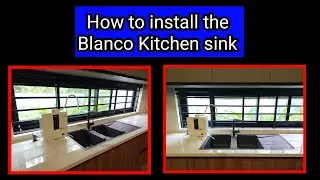 How to install the Blanco Kitchen sink #blnco #kitchen #kitchensink