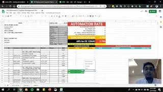 How to use the AUTOMATION RATE SUPPLIER SUPPORT File