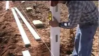 How to Build a 4 foot tall 2 Rail Vinyl Ranch Rail Fence