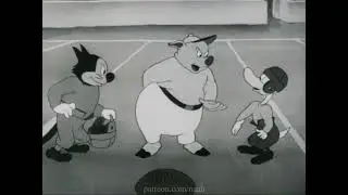 Gandy Goose in Peace-Time Football (1946; 16mm from Deputy Dawg Show)