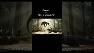 Animal Olympics a traditional silat duel between a kangaroo and a komodo dragon#animalolympic #silat