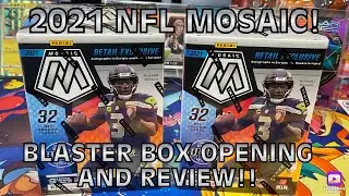 2021 NFL MOSAIC BLASTER BOX OPENING AND REVIEW! *BIG ROOKIES HITS!* *TARGET RETAIL BOX HITS!* #live