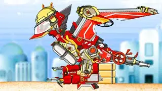 JURASSIC FIGHT #44: TRICERANODON - BATTLE+TRANS | DINO ROBOT CORPS | HI DINO 230314
