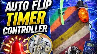 🔥 *AutoFlip: Timer-Driven Fan & LED 🔄💡*