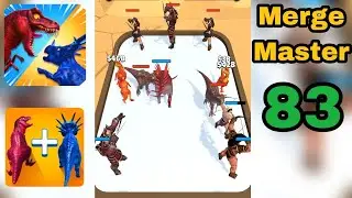 Merge Master Dinosaur Monster Gameplay Level 47 to 50 Max Level