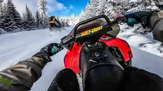 6 Minutes of Snowmobile ENGINE MUSIC | '98 Skidoo 583 Pure ROTAX Sound | 4k 60fps