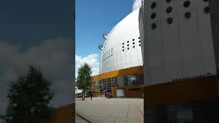 World largest sphere building in Stockholm