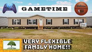 GAMETIME ОТ LIVE OAK HOMES - ОЧЕНЬ ГИБКИЙ СЕМЕЙНЫЙ ДОМ, ПОЛНЫЙ ТУР ПО #manufacturedhome | DMHC |