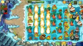 Pinata party in pvz2(31/7) with Snapdragon, Spring bean and Primal Peashooter BOOSTED
