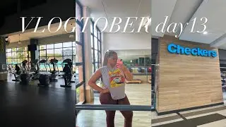 VLOGTOBER ep13: Gym, starting the week on a good note, quick checkers run | South Africa YouTuber