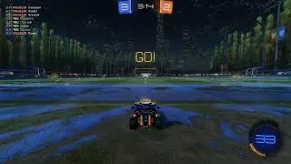 Rocket League gameplay 1v1