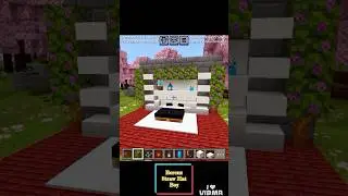 Minecraft Black Bed Tutorial #minecraft #black #bed #easy #tutorial #build #craft #design #ideas