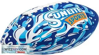 Sunlite Sports Waterproof Football for Lawn Backyard Pool Beach Lake Park Water