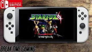 Star Fox 64 - Nintendo Switch Online OLED Handheld Gameplay (Nintendo 64)