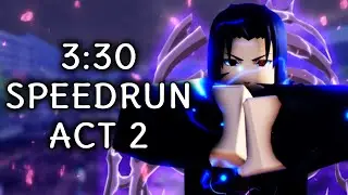 Anime Vanguards | 3:30 Minutes Cid Raid Act 2 Speedrun
