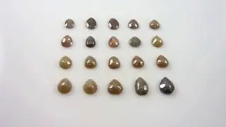Rustic Diamonds - Pear Shaped