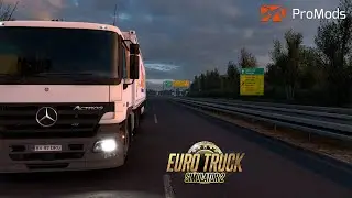 Pro Mods 2.57 - Mercedes-Benz Actros MP2 by Dotec - Euro Truck Simulator 2